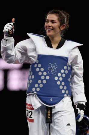 La mexicana María del Rosario Espinoza ganó la medalla de bronce en taekwondo dentro de la modalidad de -67 Kg.
