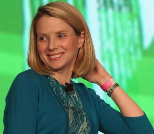 Marissa Mayer, Directora Ejecutiva de Yahoo! La ejecutiva de 37 años de edad ha dado un impulso positivo a la reputación de la empresa de Internet, según “Times”.
