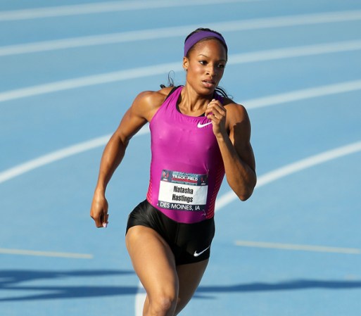 Natasha Hastings es una joven velocista norteamericana que posee una belleza única que la hace brillar aún cuando corre a gran velocidad.