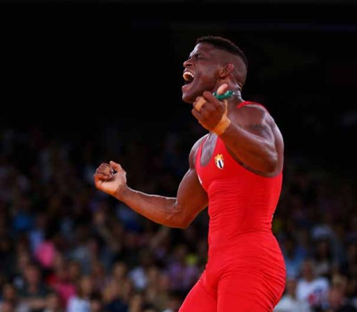 Livan López le dio a Cuba la medalla de bronce en lucha grecorromana estilo libre de 66 kg.