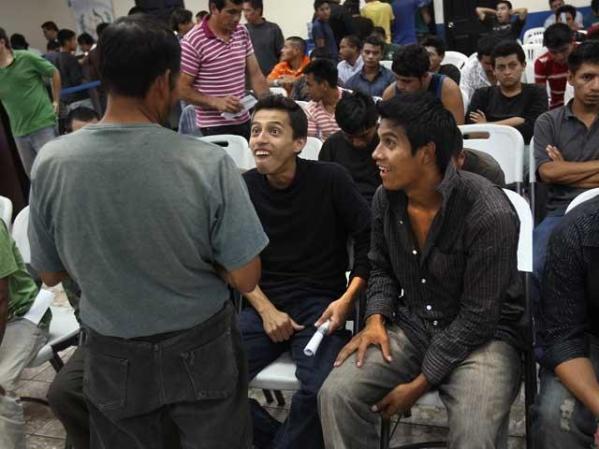 De regreso, en el aeropuerto de la Ciudad de Guatemala.