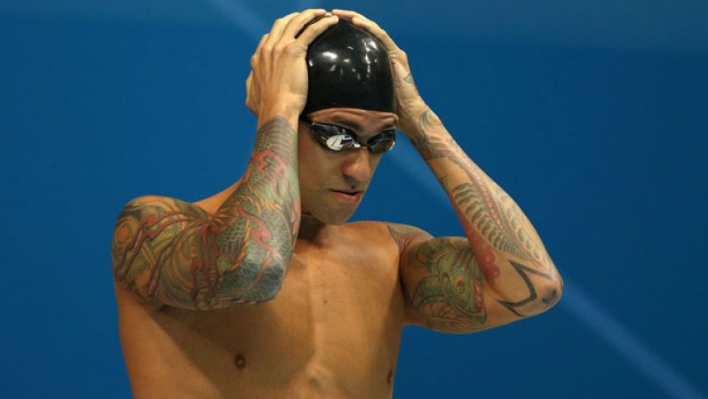 Anthony Ervin, representa a Estados Unidos en natación.