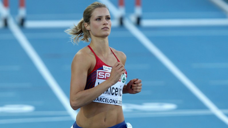 Christina Vukicevic, de Noruega, es una de las velocistas más sexy de los Juegos.
