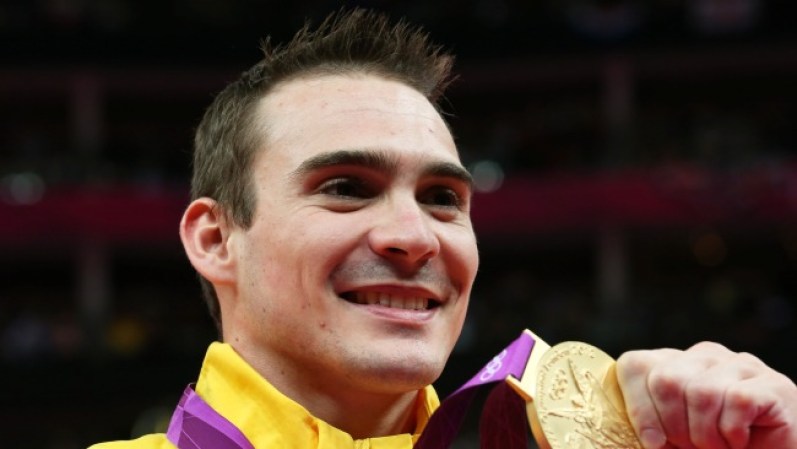Arthur Zanetti desbancó al favorito chino y conquistó sorpresivamente la medalla de oro en la competencia de anillos de la gimnasia.