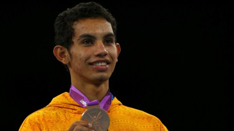 El Colombiano Oscar Muñoz consiguió el bronce en la división de menos de 58 kilos de taekwondo.