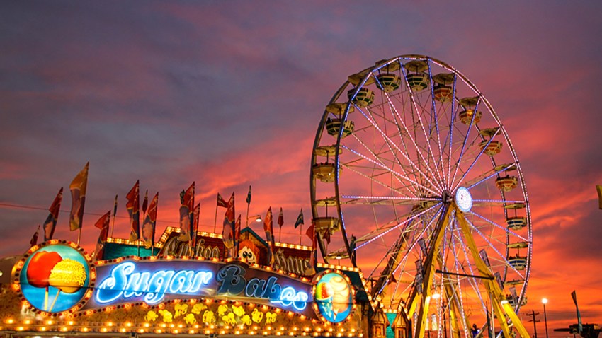 State Fair sunset