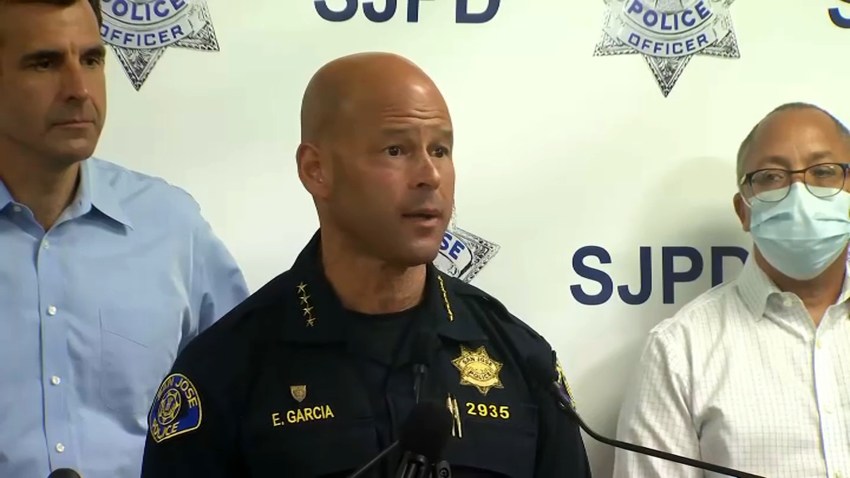 San Jose Police Chief Eddie Garcia.
