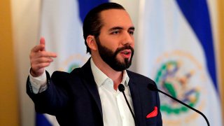 El presidente de El Salvador, Nayib Bukele