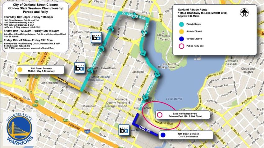 Warriors Parade Route FINAL1