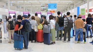 aeropuertos congestionados