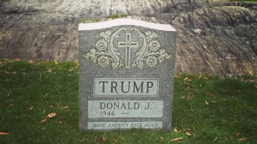 lapida trump ny museo