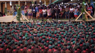 Encuentro zapatista en Chiapas