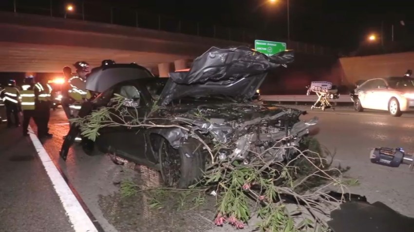 A suspected DUI crash on Highway 85 in San Jose