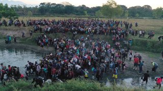 Caravana migrante Mexico