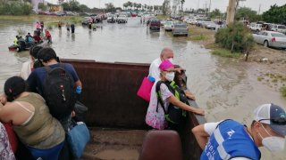 Daños causados por Hanna en Raeynosa