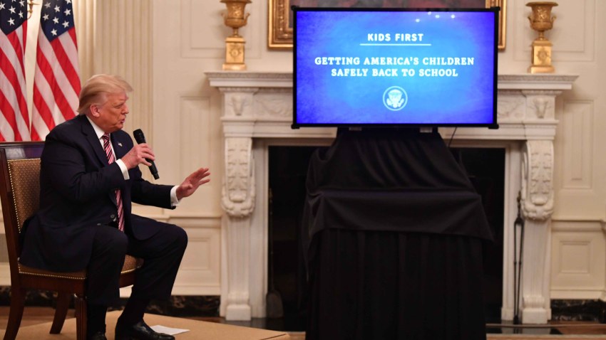 Trump sobre la vuelta a clases