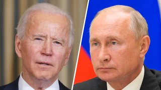 Joe Biden and Vladimir Putin