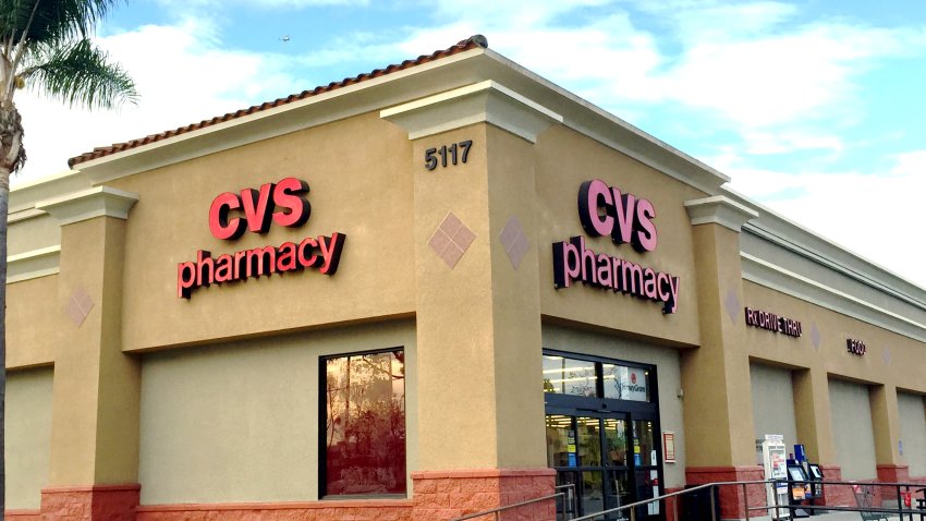 Retail sign. CVS Pharmacy in Lakewood, California.