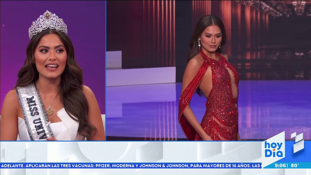 La Particular Historia Detras Del Vestido Rojo De Andrea Meza Telemundo Area De La Bahia 48