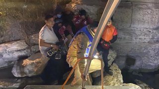 Rescate de migrantes en el Río Bravo