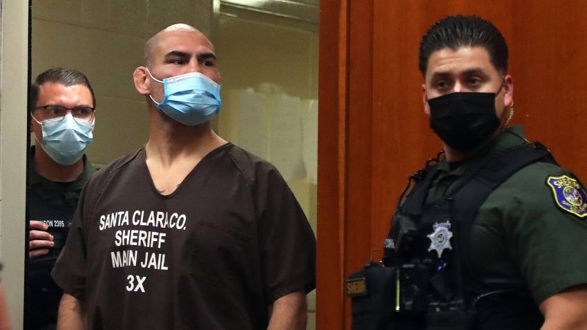 Cain Velasquez in court.