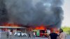 En imágenes: centro comercial de Ucrania en llamas tras ataque de misiles