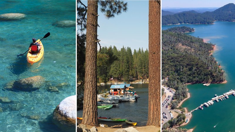 Para escapar de la ola de calor puedes visitar estos lagos en el centro de California