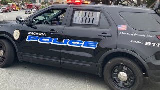 Pacifica Police Department vehicle.