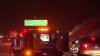 Bomberos combaten incendio en la autopista 580 en Oakland