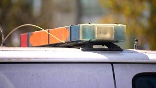 File image of police lights.