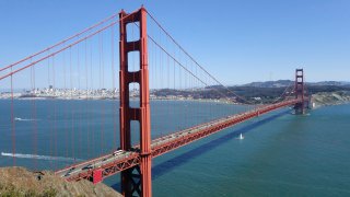 The Golden Gate Bridge,