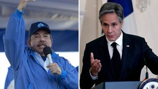 Daniel Ortega y Antony Blinken