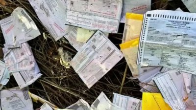 Condado Santa Clara: 31 de las 36 boletas halladas en barranco en las montañas de Santa Cruz serán contadas