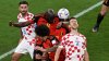 Lukaku estrella un balón en el poste en la más clara de Bélgica ante Croacia