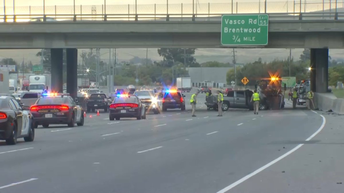 Livermore un muerto tras accidente en cadena en la autopista 580