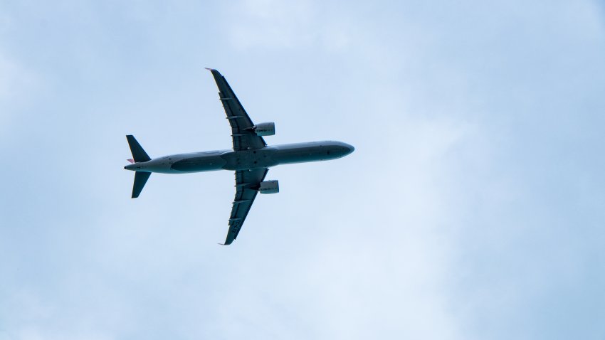 A picture of a plane close to the bottom moments after takeoff – Turkish Airlines