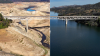 California: represa de Oroville al 100% de su capacidad; Aquí las fotos de antes y después