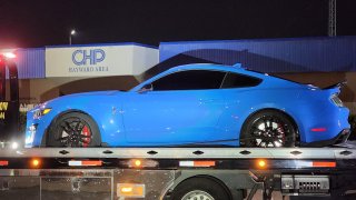 Ford Mustang Shelby GT50 impounded by CHP Hayward.
