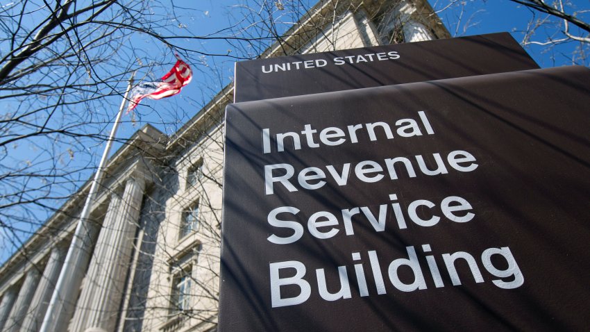 The Internal Revenue Service (IRS) building stands in Washington, D.C., U.S., on Wednesday, April 6, 2011. The IRS would have to suspend tax audits, the Small Business Administration’s processing of loan applications would be halted and National Parks would close if the federal government is forced into a partial shutdown because of the budget impasse in Congress. Photographer: Andrew Harrer/Bloomberg via Getty Images