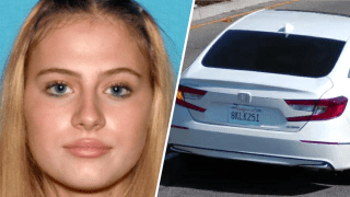 Katherine Schneider and the vehicle she was last seen in.