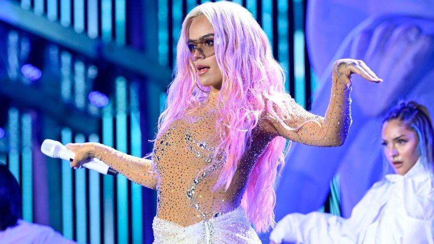 SANTA CLARA, CALIFORNIA – AUGUST 14: Karol G performs at Levi’s Stadium on August 14, 2023 in Santa Clara, California. (Photo by Steve Jennings/Getty Images)