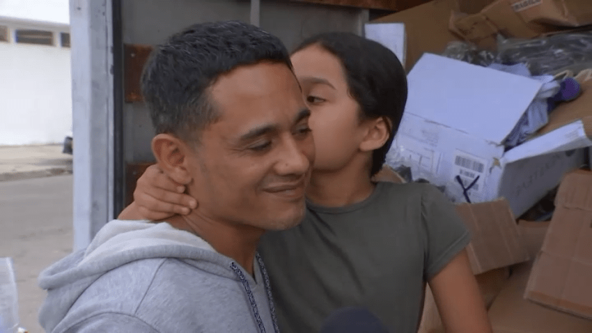 Jose Carbajal and his daughter interview with NBC4 on Sunday, Sept. 3, 2023.