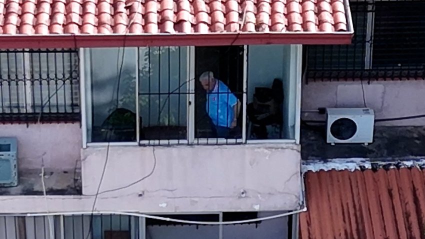 This frame from a video footage obtained by AFP shows Panamanian former President Ricardo Martinelli inside the Nicaraguan embassy in Panama City, on February 7, 2024. Former Panamanian president Ricardo Martinelli requested asylum at the Nicaraguan embassy, after losing the last appeal to annul a sentence of almost 11 years in prison, according to a note sent this Wednesday by the Managua Foreign Ministry to Panama. (Photo by MAURICIO VALENZUELA / AFP) (Photo by MAURICIO VALENZUELA/AFP via Getty Images)