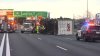 Camión volcado causa caos en la autopista 880 en Hayward