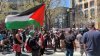Centenares piden  cese al fuego en Palestina en marcha del Día del Trabajador en Oakland