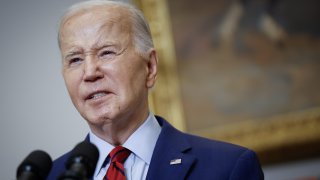 President Joe Biden speaks from the Roosevelt Room