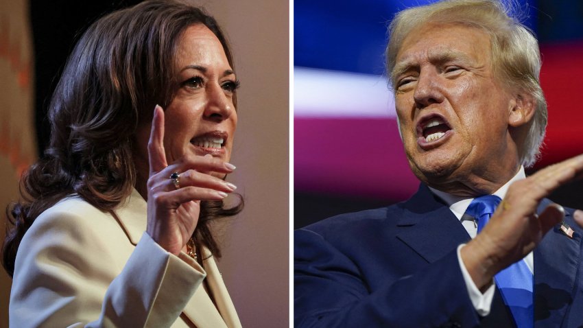 Kamala Harris and Donald Trump