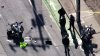 Dos oficiales motorizados de la policía se estrellan contra un auto en San Francisco