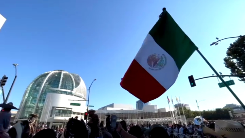 Mexican flag in San Jose