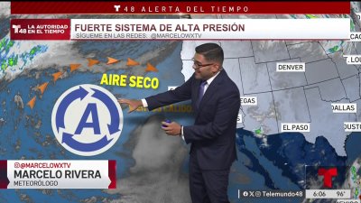 Fuerte sistema de alta presión es responsable de las altas temperaturas